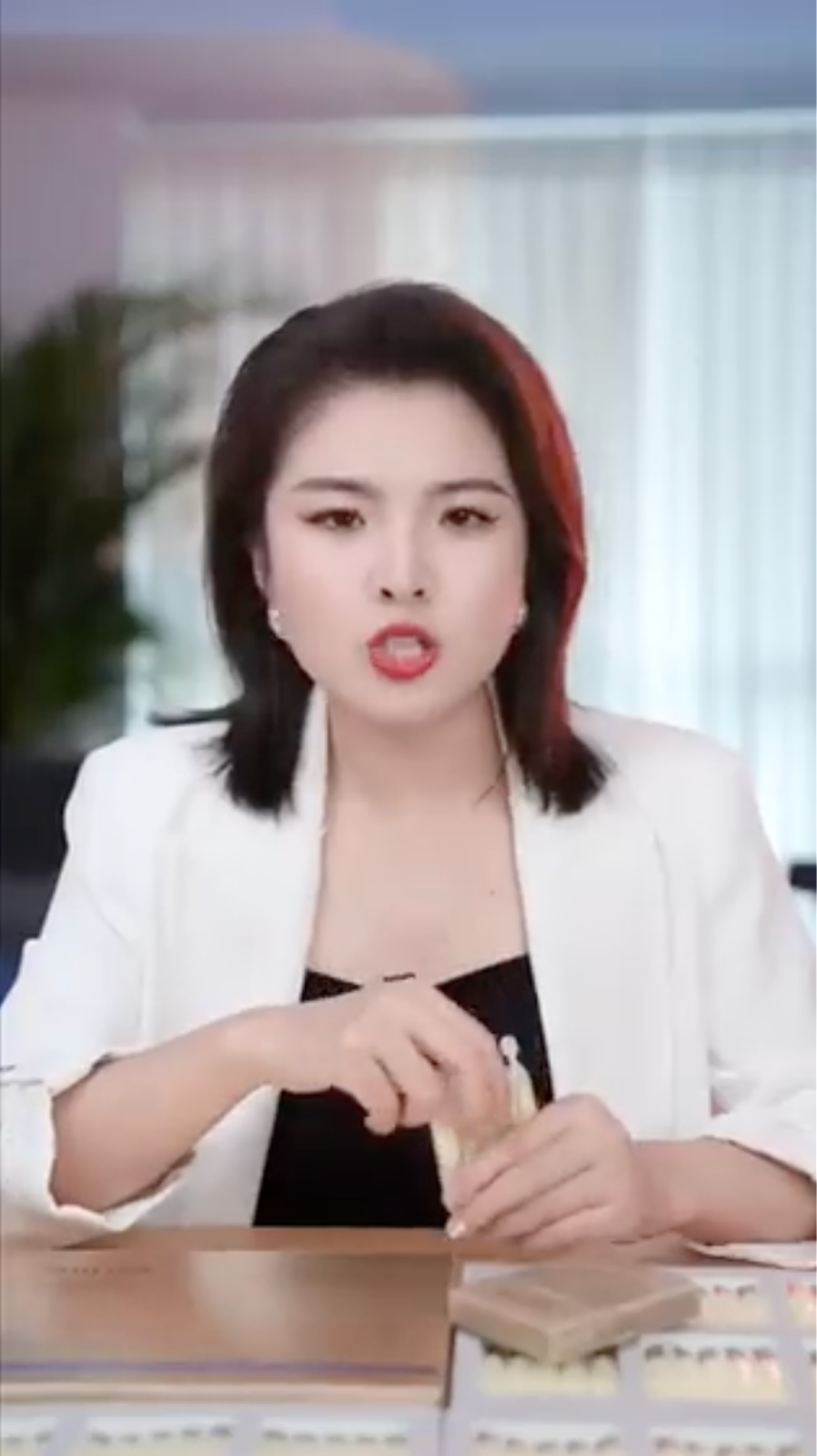 An AI replacing a human streamer in a live shopping session in China