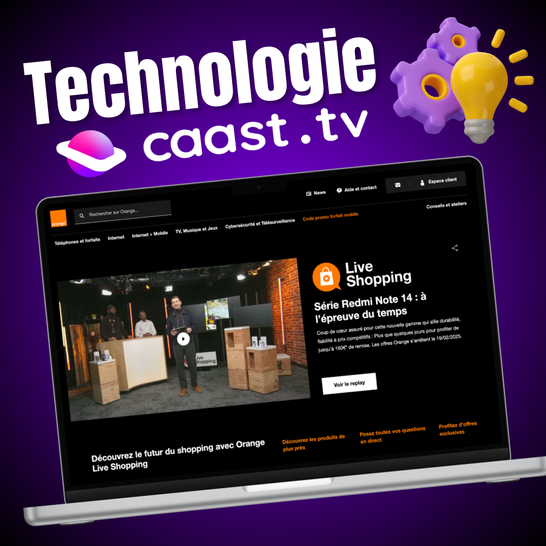 What Technologies Power Caast's Live Shopping?
