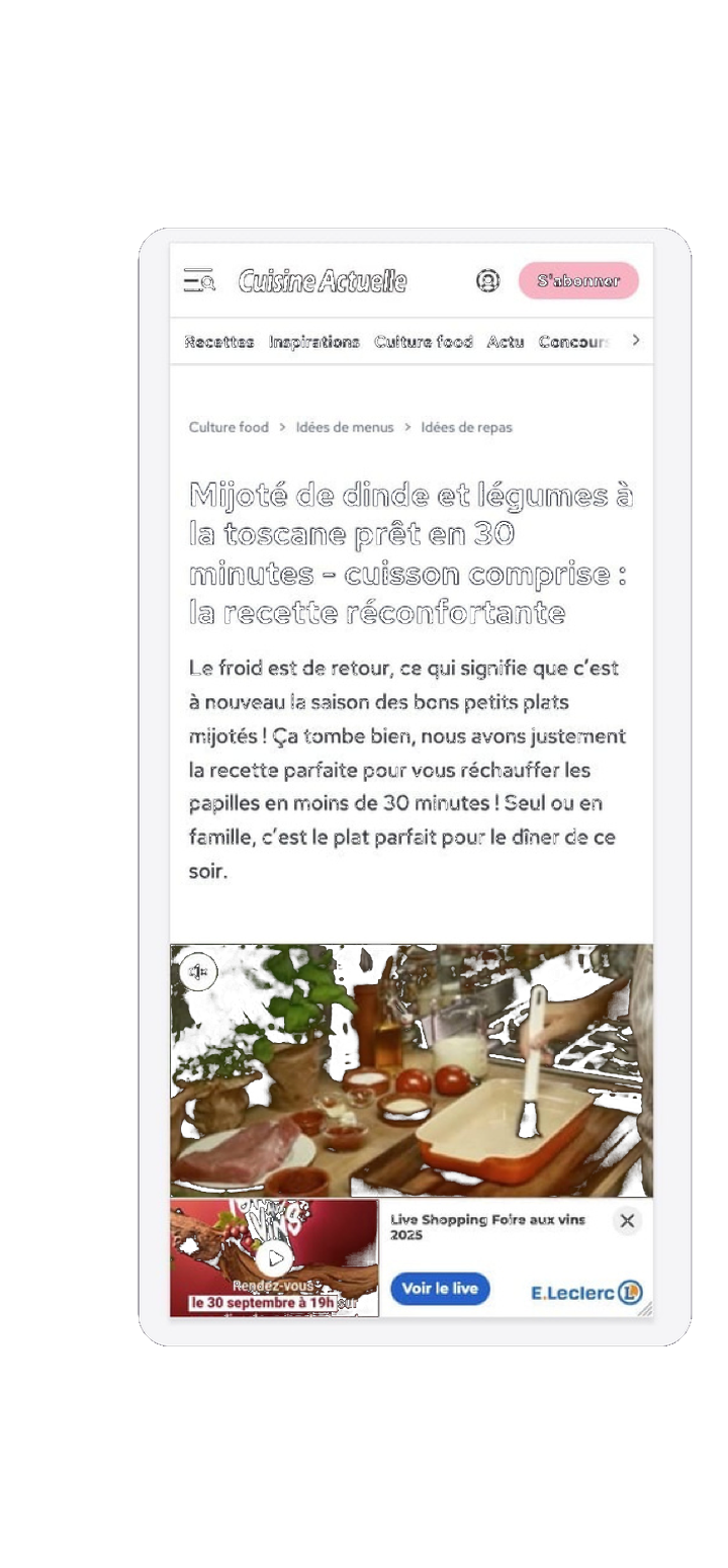 Live E.Leclerc sur Cuisine Actuelle